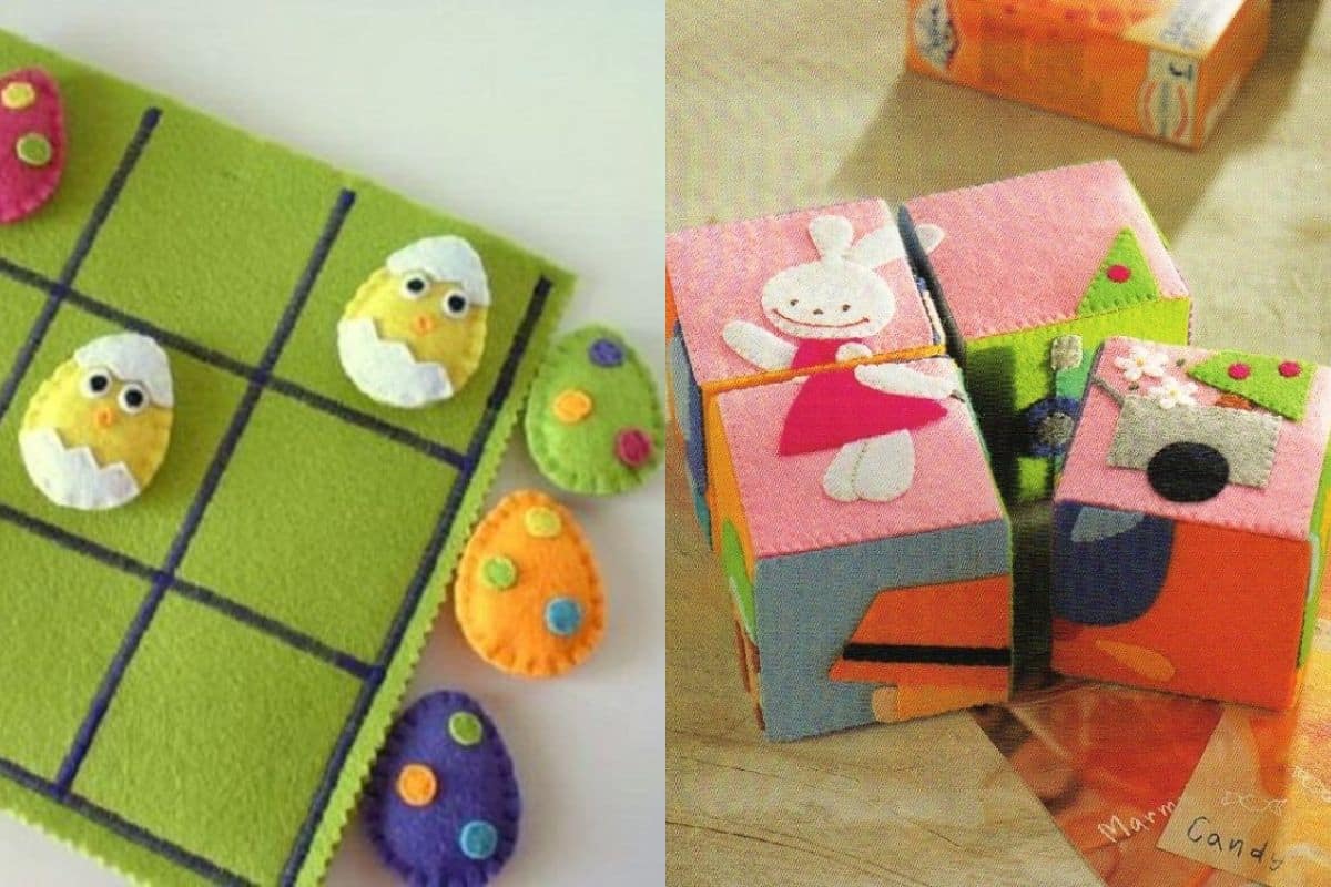Brinquedos Educativos em Feltro para Fazer em Casa
