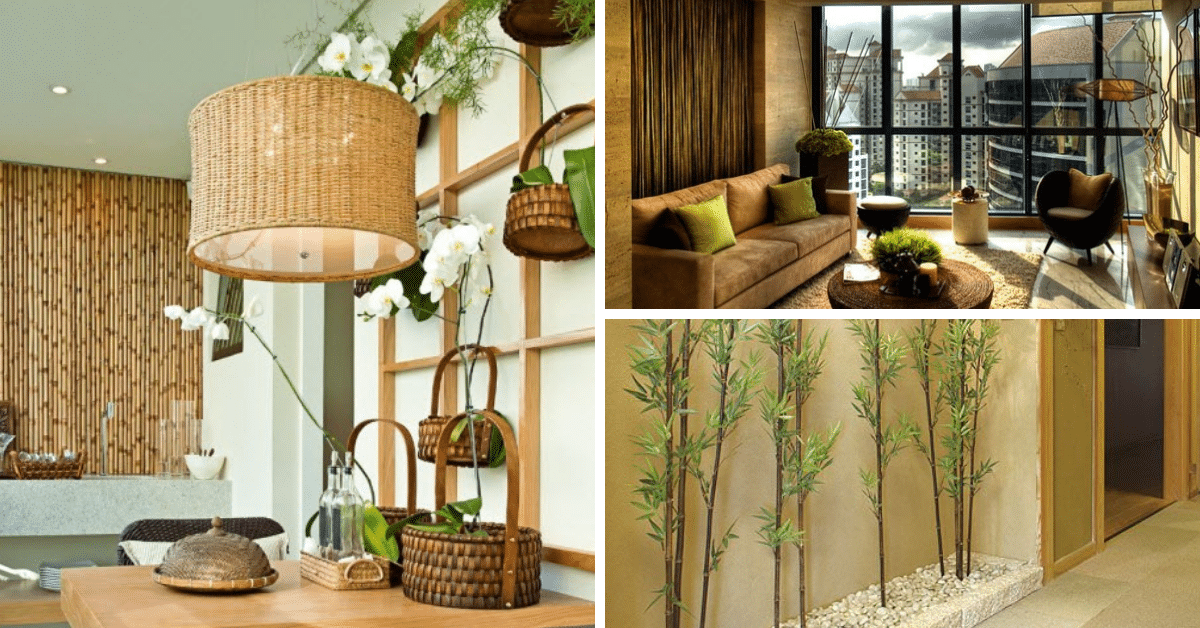 Como fazer uma decoraca com bambu