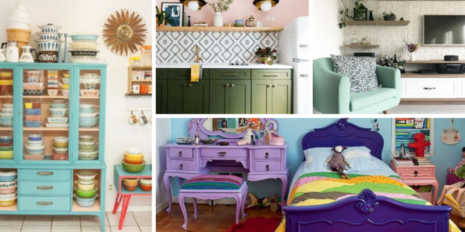 Decoracao com Moveis Retro