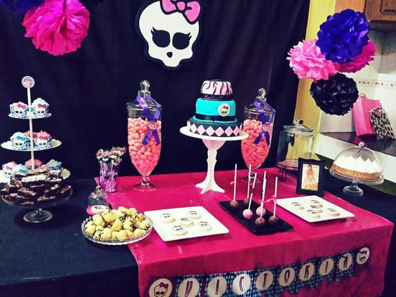 Ideias de Decora&ccedil;&atilde;o de Festa Monster High Dicas ideias decora&ccedil;&atilde;o Monster High 5