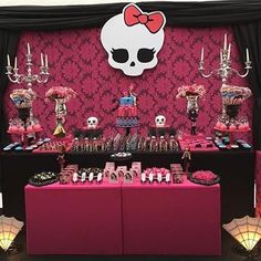 Dicas ideias decoração Monster High