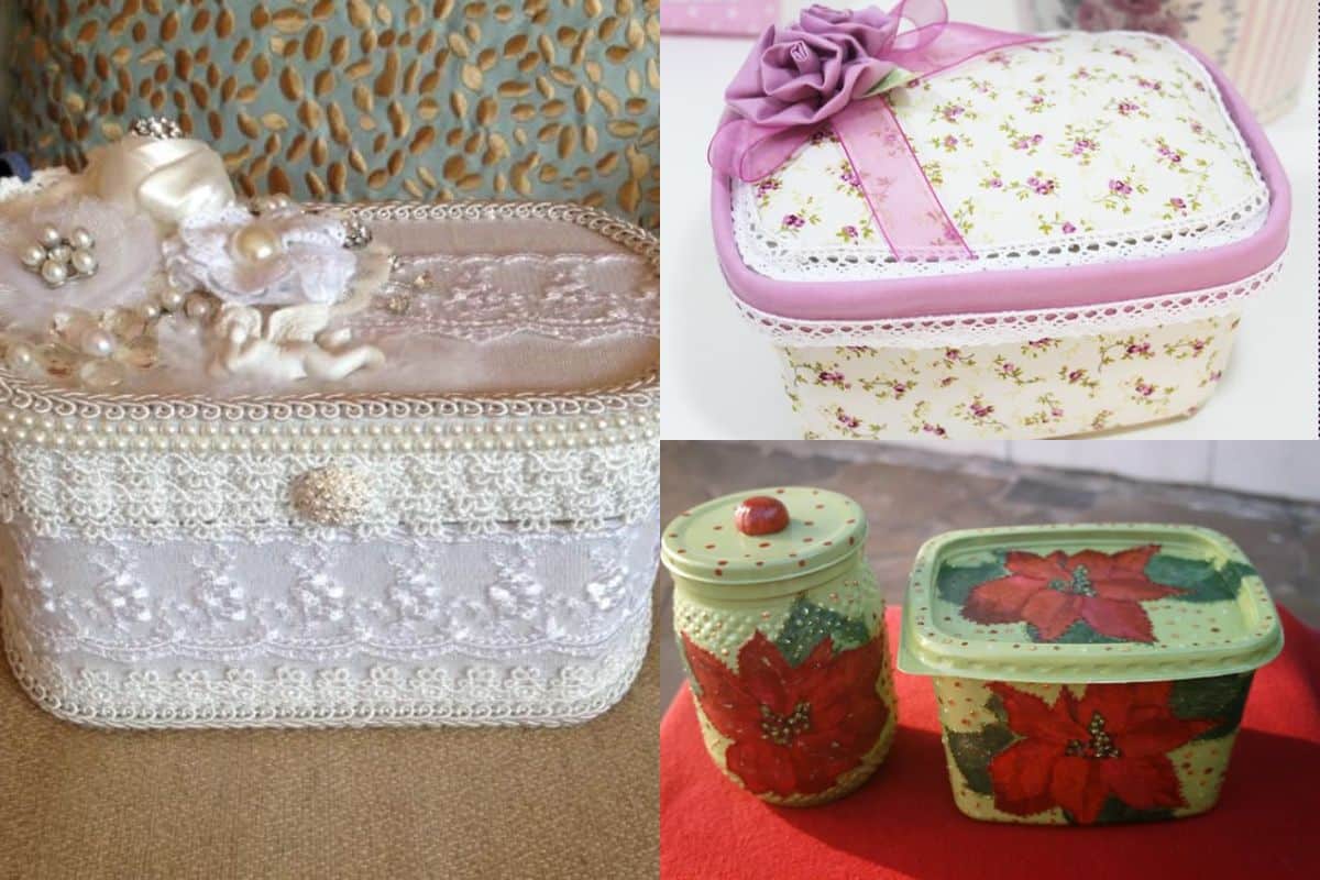 Potes de Margarina Decorados 5