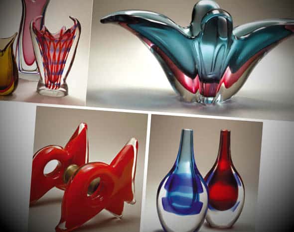 Vasos Decorativos em Vidro Murano