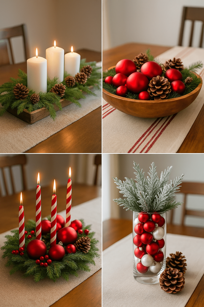 centros de mesa de natal faceis de fazer 4