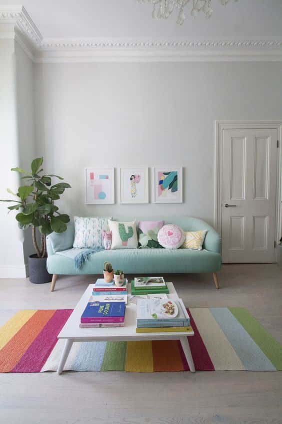 como decorar com sofas coloridos dicas 2