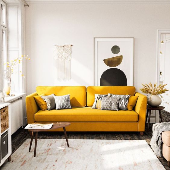 como decorar com sofas coloridos dicas 8