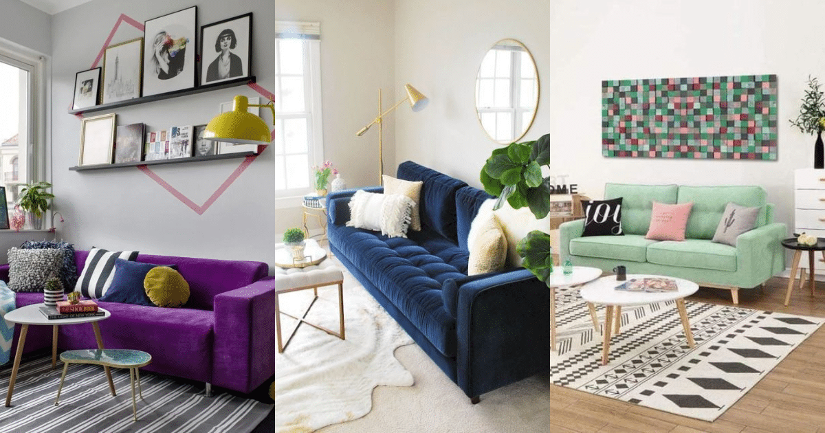 como decorar com sofas coloridos dicas