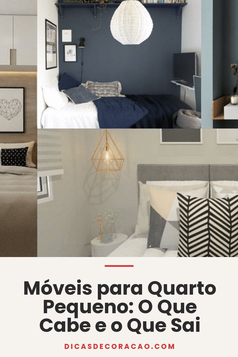 Móveis para Quarto Pequeno: O Que Cabe e o Que Sai