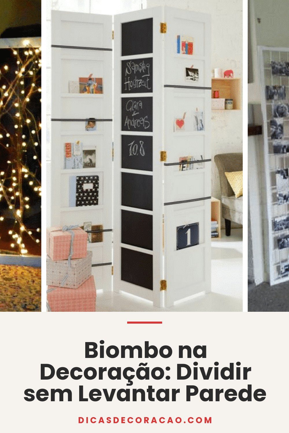 Biombo na Decoração: Dividir sem Levantar Parede