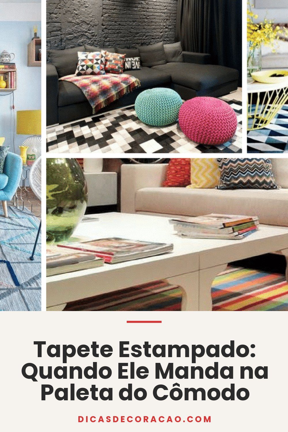 Tapete Estampado: Quando Ele Manda na Paleta do Cômodo