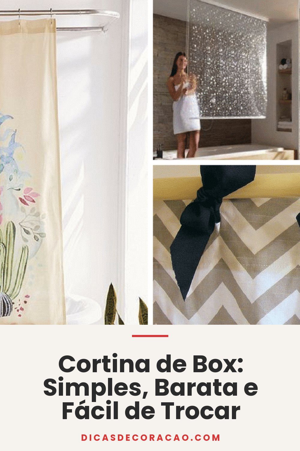 Cortina de Box: Simples, Barata e Fácil de Trocar