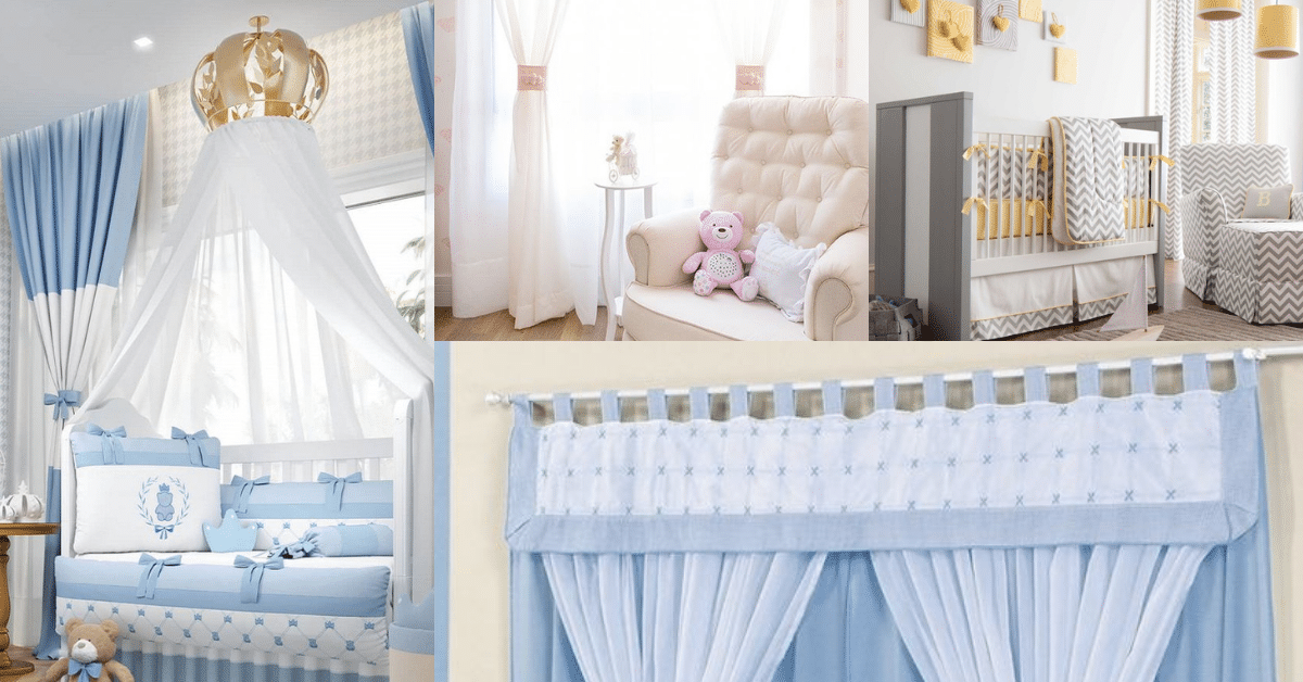 cortinas para quarto de bebe