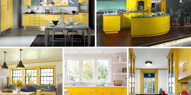 cozinhas amarelas decoracao