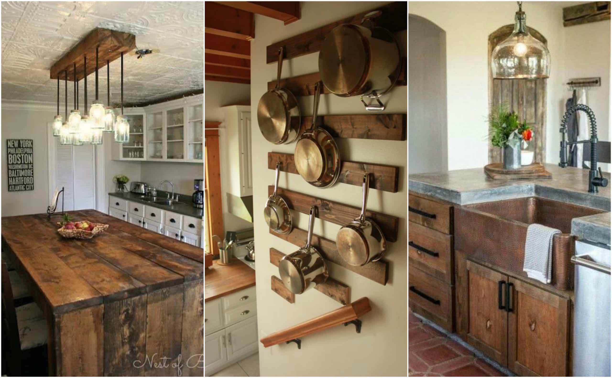cozinhas decoradas estilo rustico