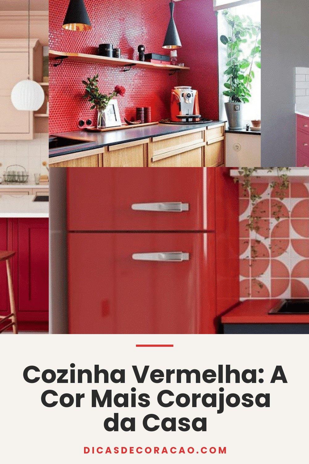 Cozinha Vermelha: A Cor Mais Corajosa da Casa
