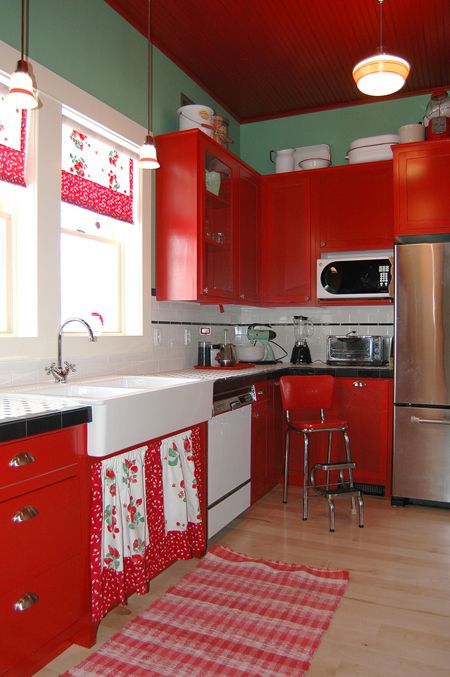 cozinhas vermelhas perfeitas 9