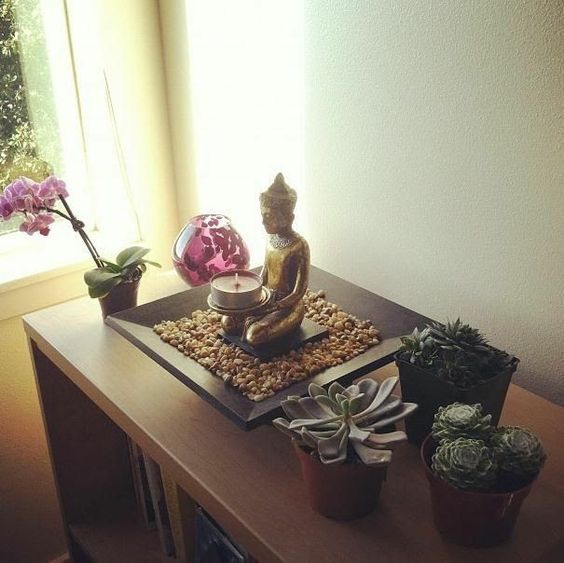 criar um mini jardim zen 4