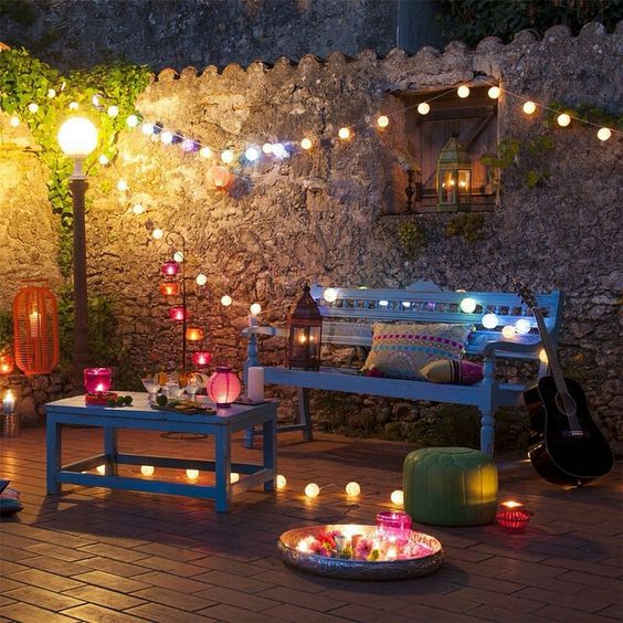 criar uma atmosfera romantica e boemia no jardim 4