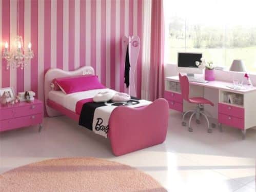 decoração rosa para quarto de menina
