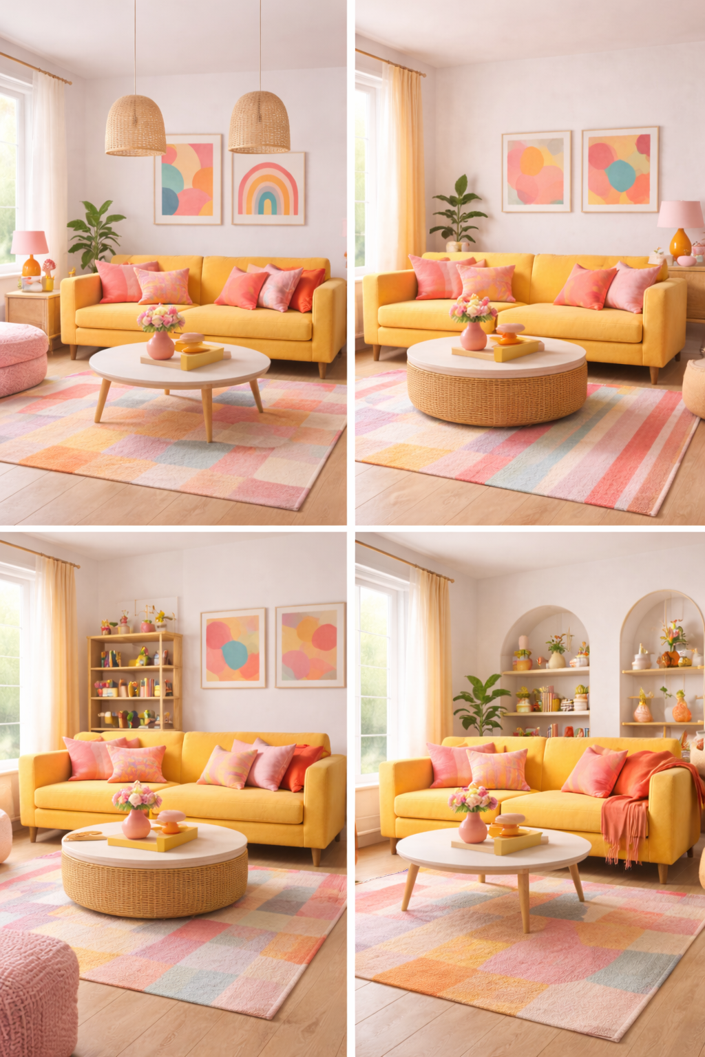 Decora&ccedil;&atilde;o Colorida para a Sala: Ideias, Combina&ccedil;&otilde;es e Truques para Transformar o Ambiente decoracao colorida para a sala 4