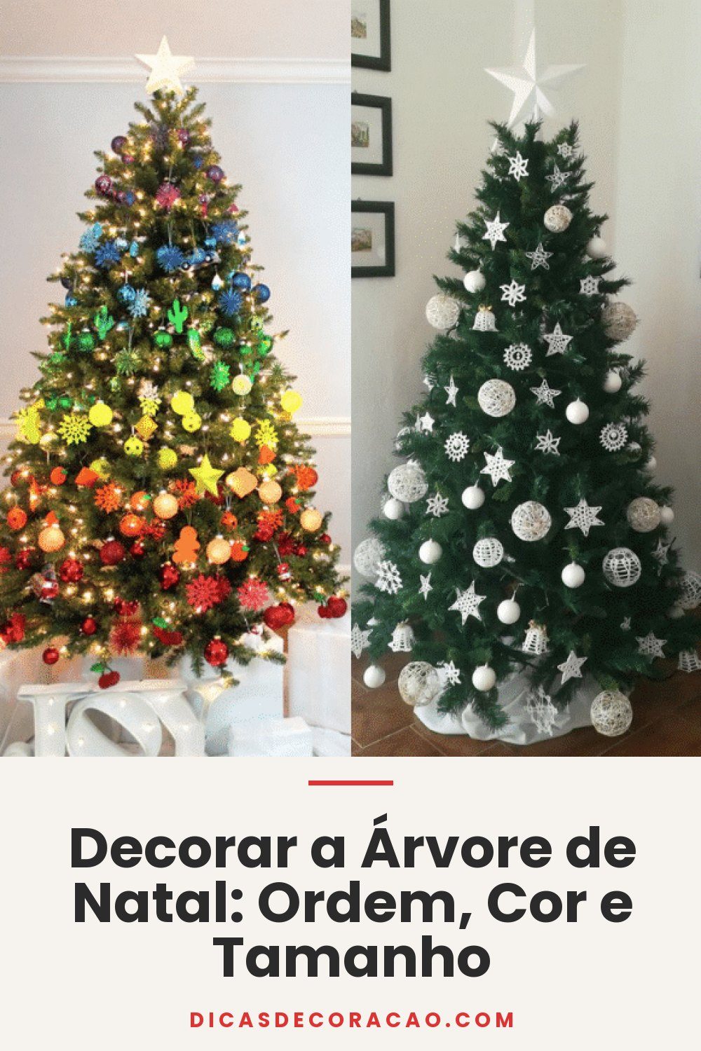 Decorar a Árvore de Natal: Ordem, Cor e Tamanho