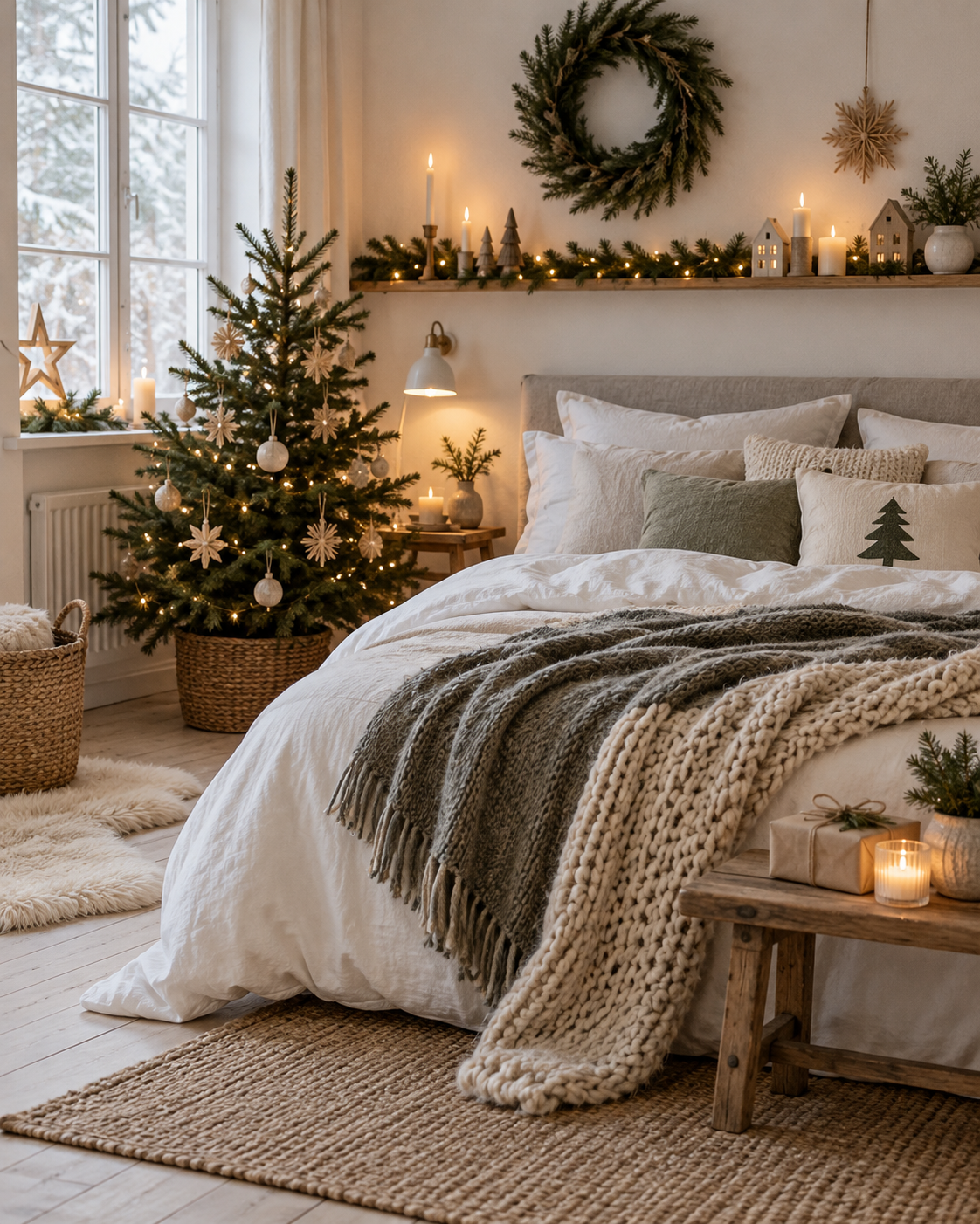 Decora&ccedil;&atilde;o de Natal Escandinava: Ideias Para Sua Casa decoracao de natal escandinava ideias para sua casa 7