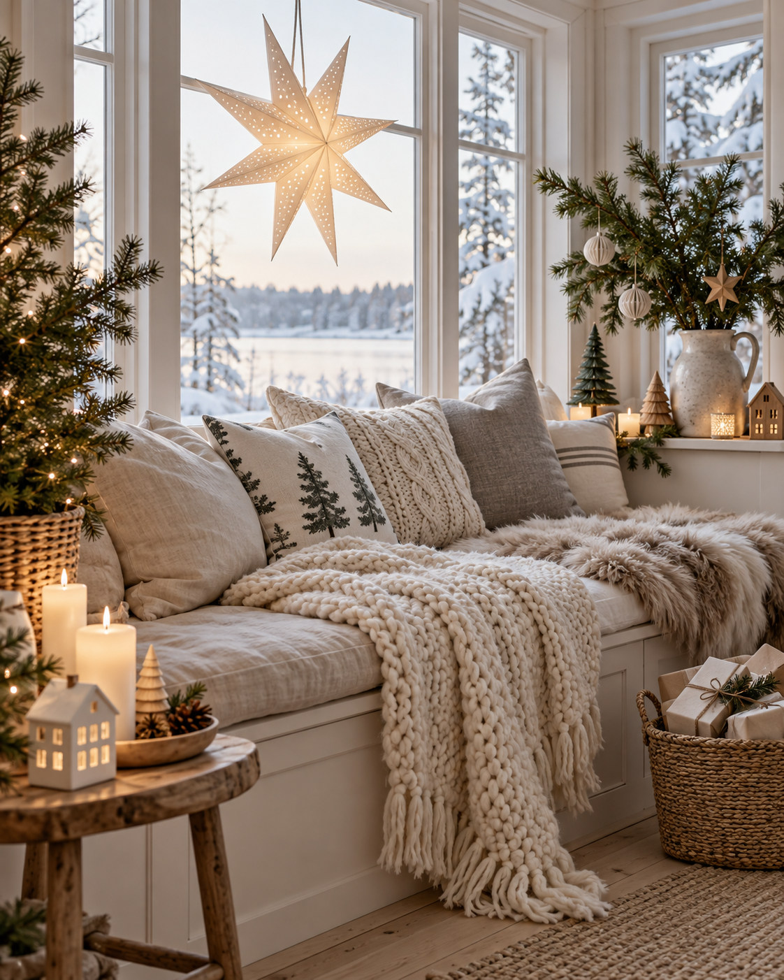 Decora&ccedil;&atilde;o de Natal Escandinava: Ideias Para Sua Casa decoracao de natal escandinava ideias para sua casa 8