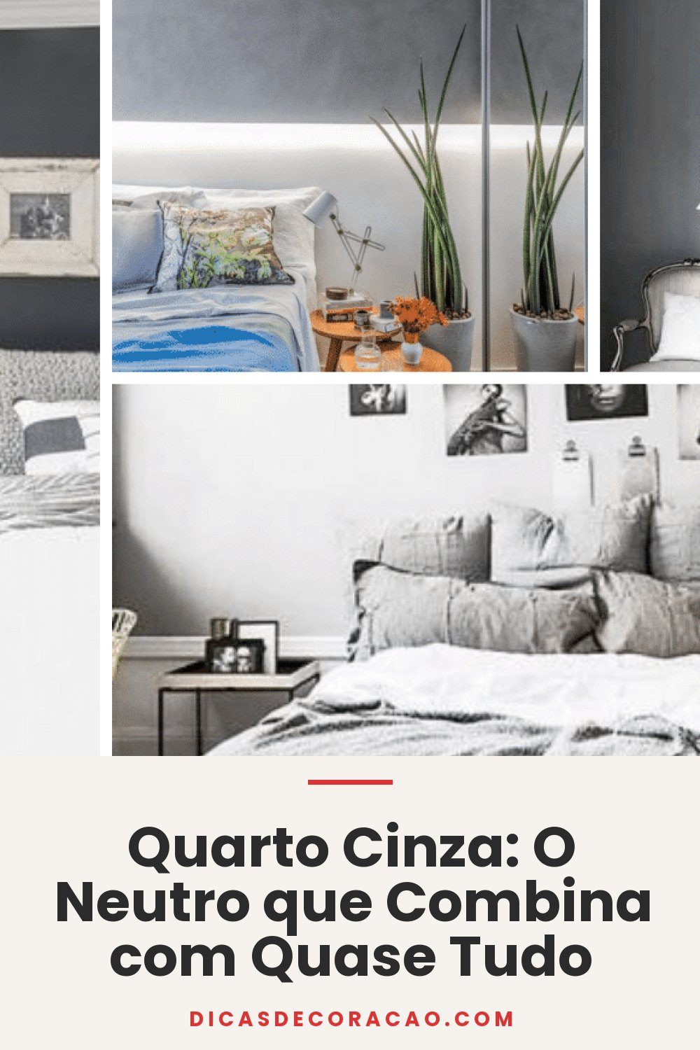 Quarto Cinza: O Neutro que Combina com Quase Tudo