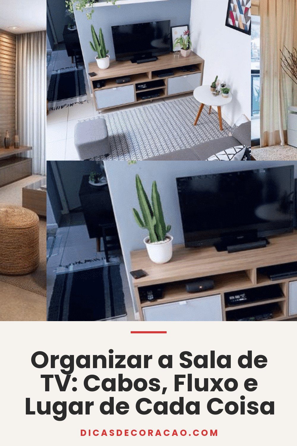 Organizar a Sala de TV: Cabos, Fluxo e Lugar de Cada Coisa