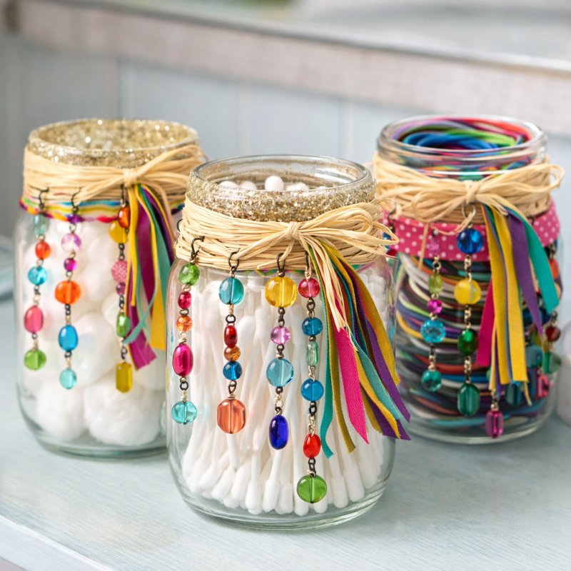 decoracao diy com potes de vidro 1