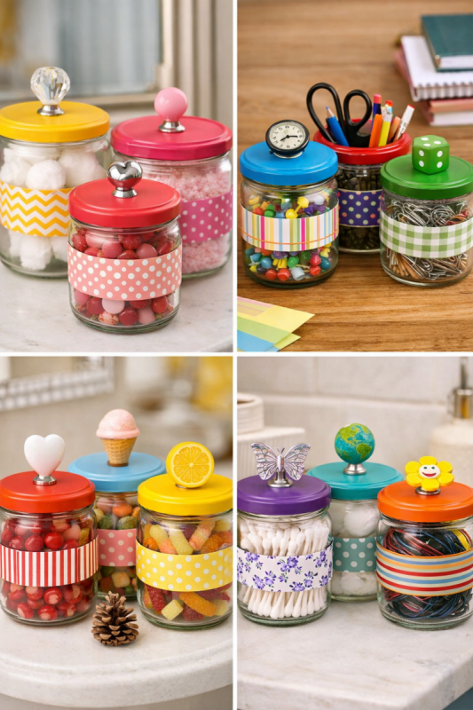 decoracao diy com potes de vidro scaled