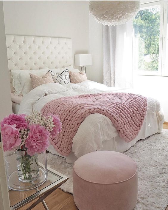 decoracao quarto casal moderno rosa