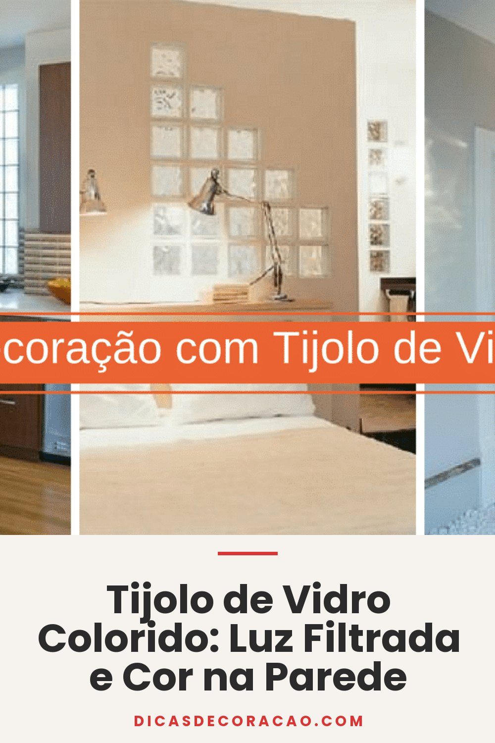 Tijolo de Vidro Colorido: Luz Filtrada e Cor na Parede