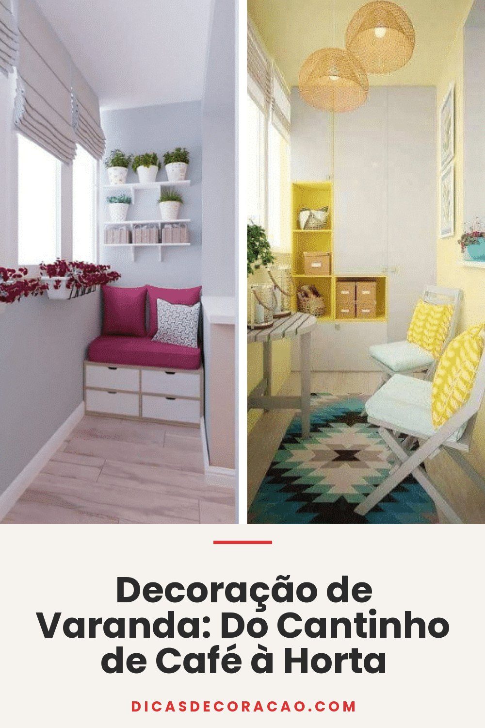 Decoração de Varanda: Do Cantinho de Café à Horta