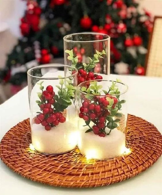 decoracoes de natal com copos de vidro 3