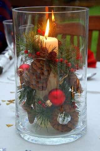 decoracoes de natal com copos de vidro 4