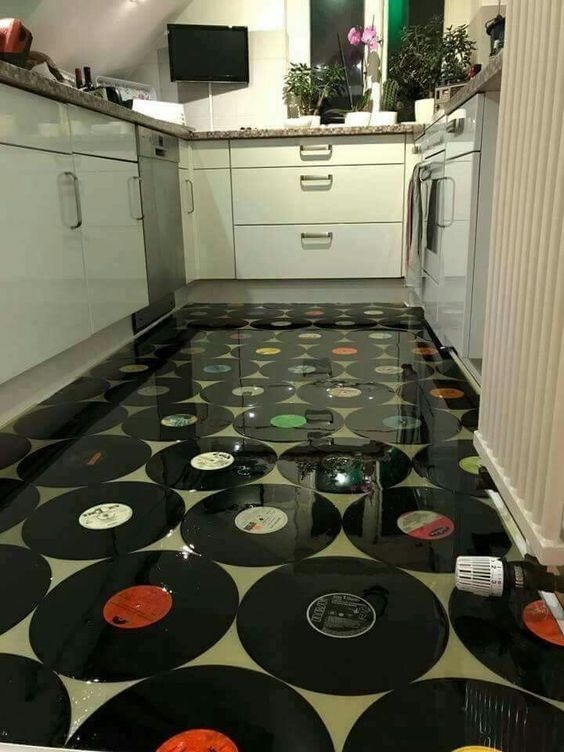 decorar sua casa usando discos de vinil 6