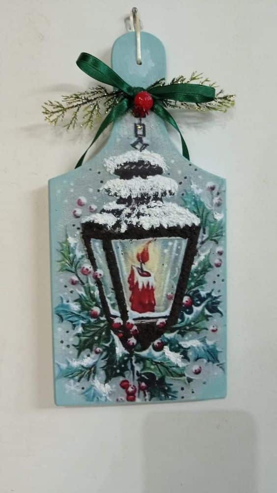 decore suas tabuas de corte para o natal 7