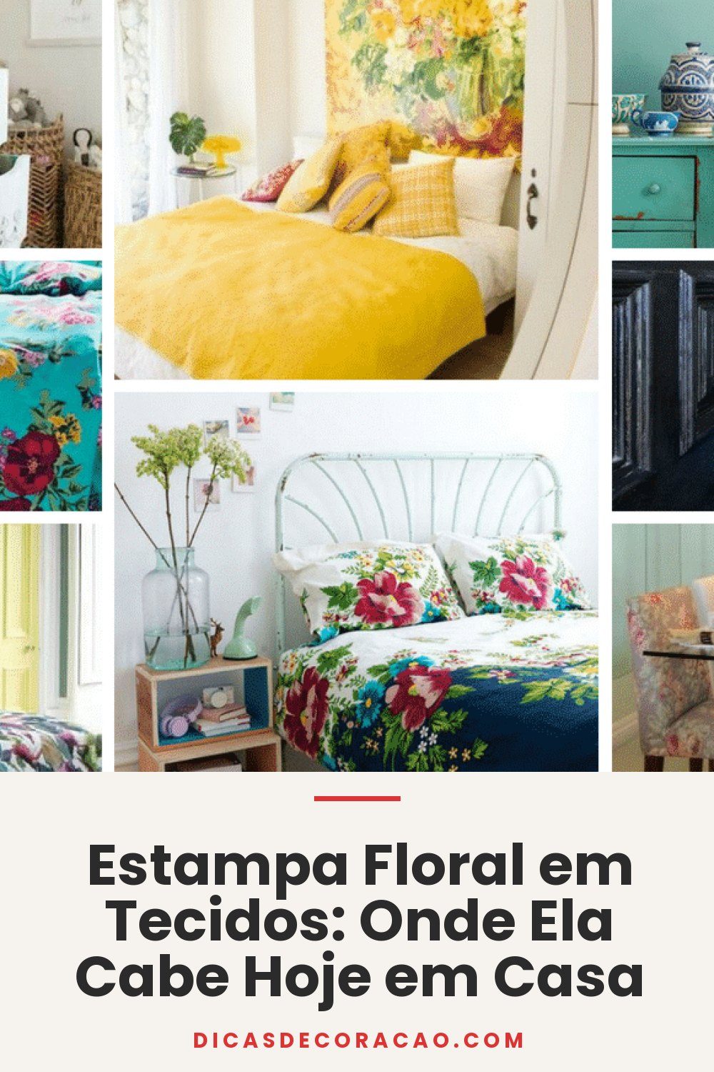 Estampa Floral em Tecidos: Onde Ela Cabe Hoje em Casa