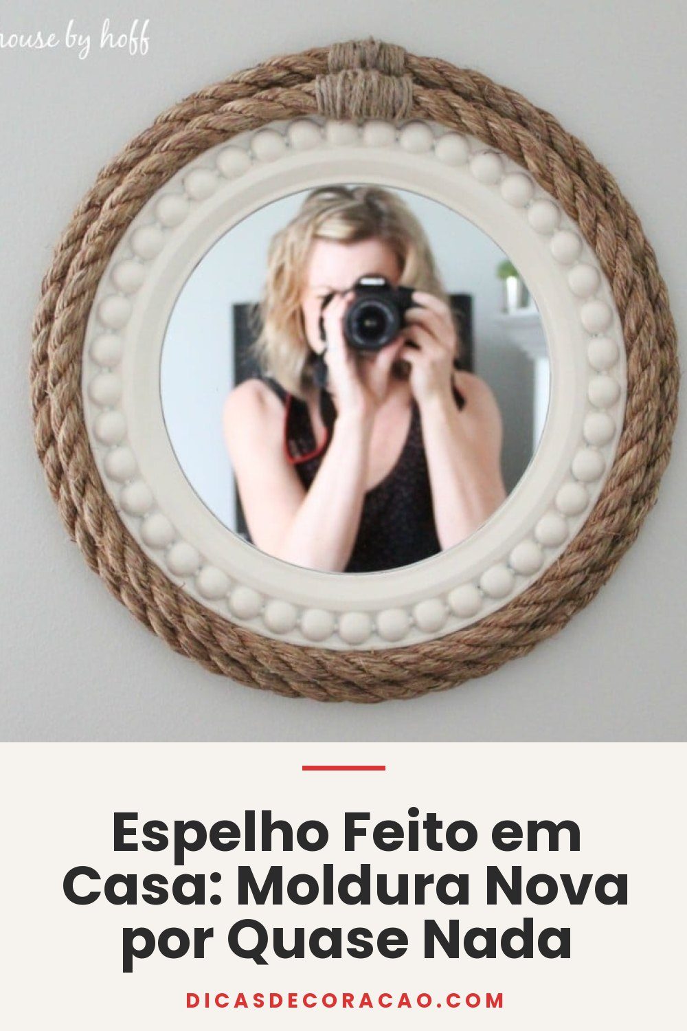 Espelho Feito em Casa: Moldura Nova por Quase Nada