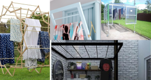 diy estendal de roupa para o exterior