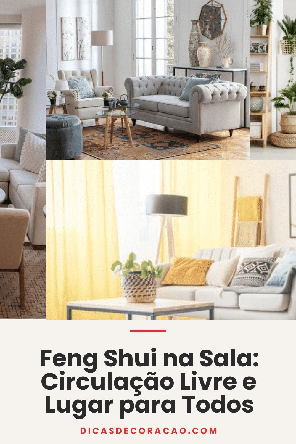 Feng Shui na Sala: Circulação Livre e Lugar para Todos