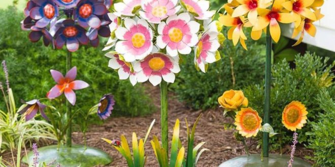 flores de plastico para decorar o seu jardim 10