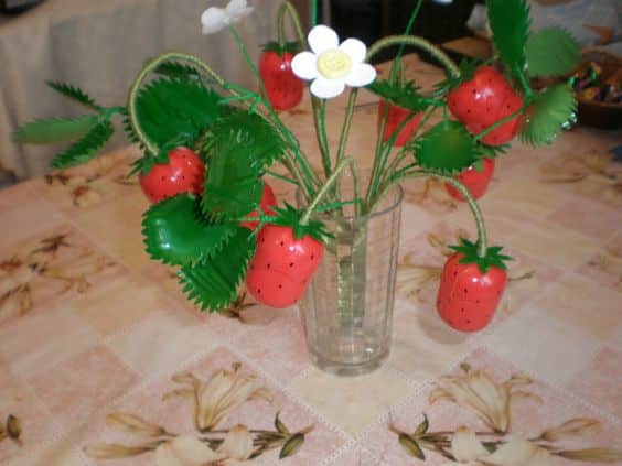 flores de plastico para decorar o seu jardim 5