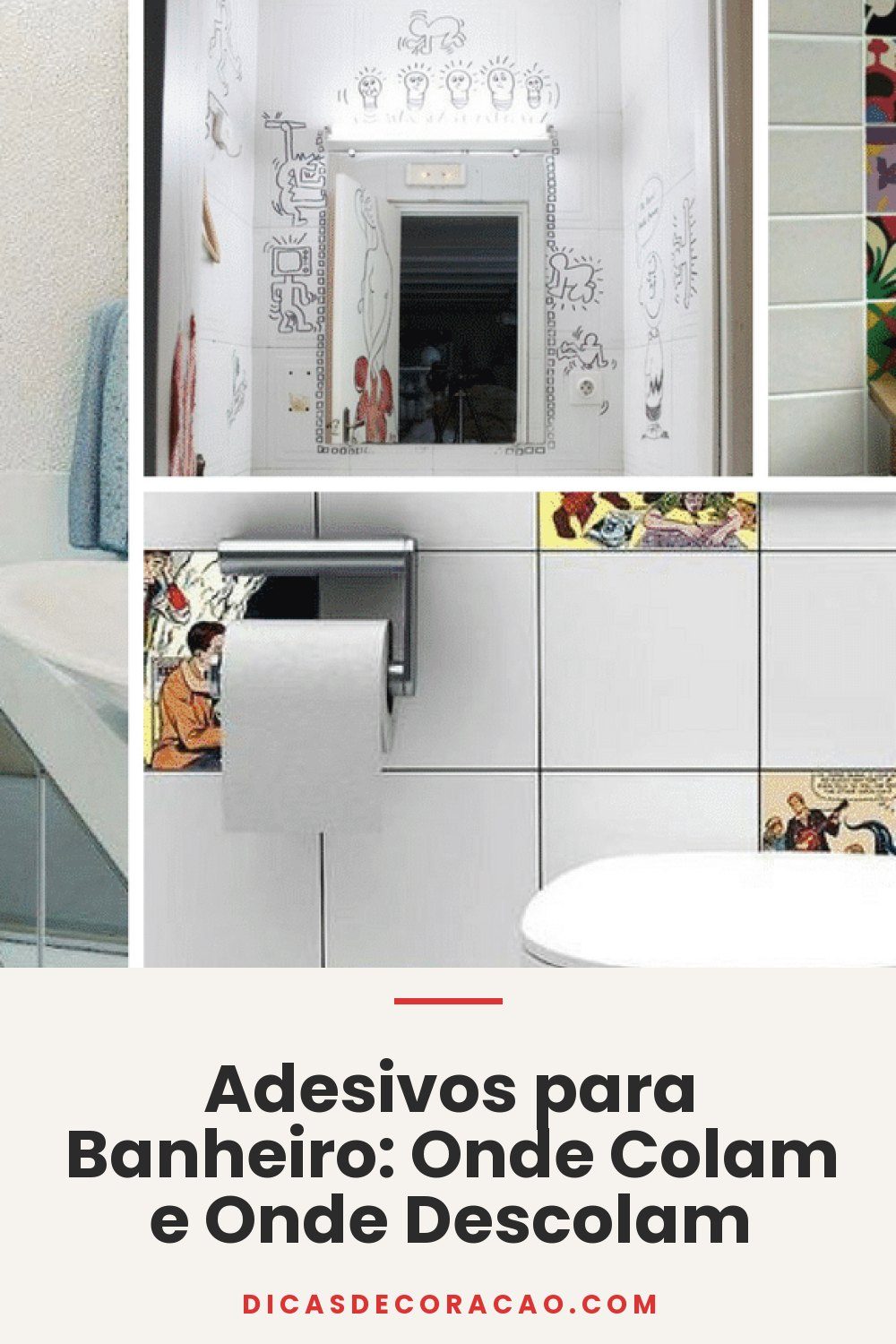 Adesivos para Banheiro: Onde Colam e Onde Descolam