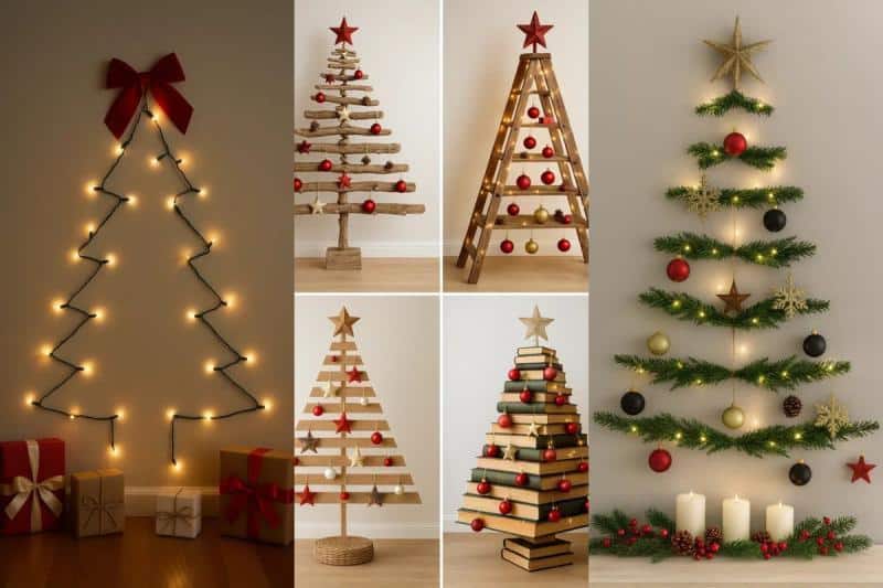 Ideias Baratas para Árvores de Natal: Decoração Criativa com Pouco Dinheiro ideias baratas para arvores de natal