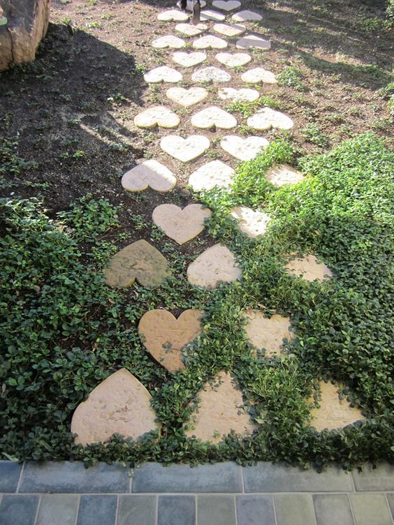 ideias caminhos de jardim feitos com cimento 8