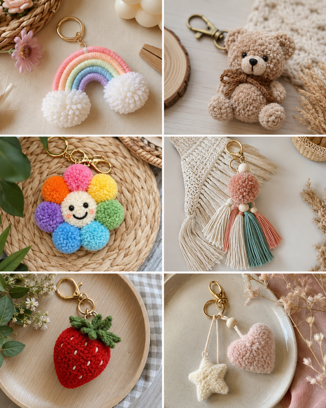 Ideias criativas feitas com pompons: Projetos fáceis para decorar e oferecer Ideias criativas feitas com pompons: Projetos fáceis para decorar e oferecer ideias criativas feitas com pompons 9