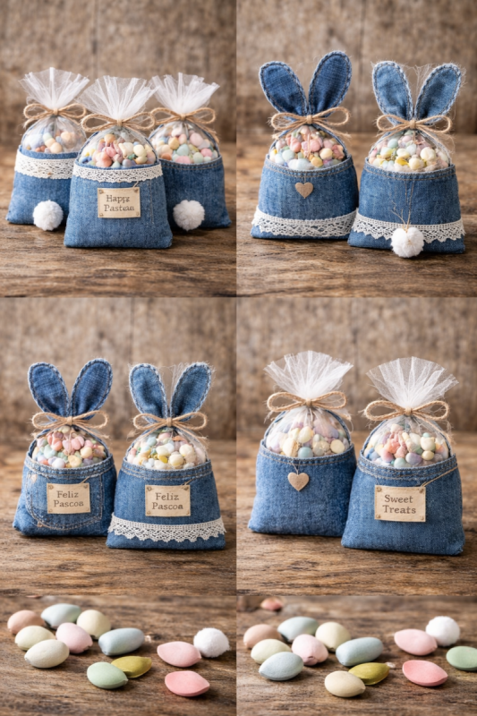 ideias criativas para a pascoa com jeans velhos 5 scaled