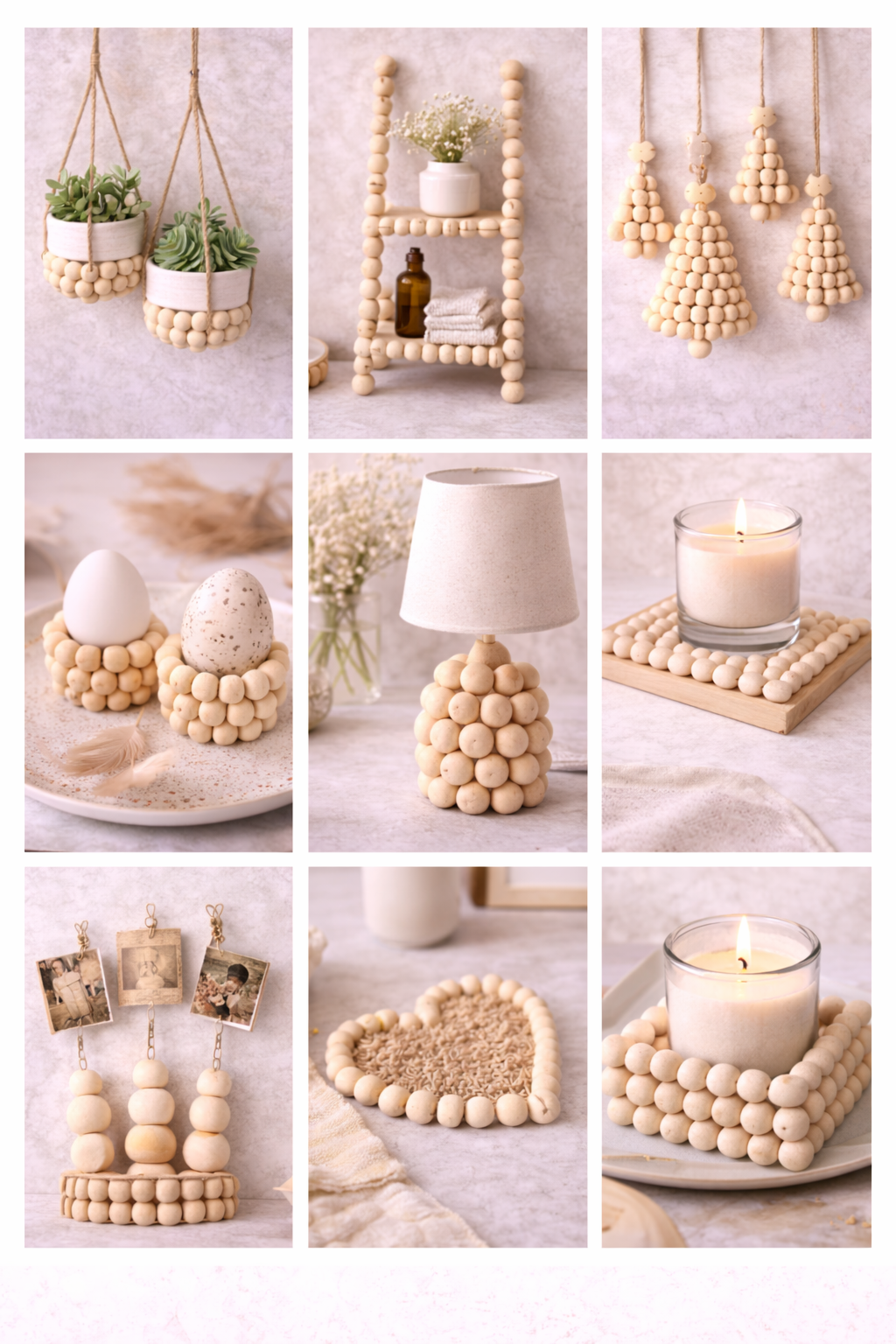 Ideias criativas para fazer objetos com contas de madeira: inspira&ccedil;&atilde;o, decora&ccedil;&atilde;o e projetos DIY cheios de charme ideias criativas para fazer objetos com contas de madeira 7